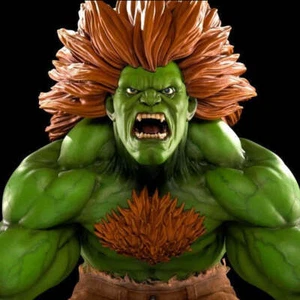 POP CULTURE SHOCK PCS Street Fighter Blanka Savage EXCLUSIVE ¼ Scale Statue NEW - Picture 1 of 10