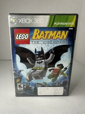 Factory Sealed LEGO Batman The Videogame: Platinum Hits Microsoft Xbox 360 2008 - Image 1 of 4