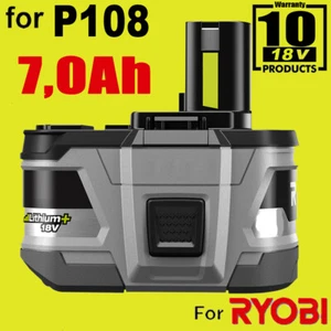Original 18V 7.0Ah Akku für RYOBI One+ Plus Lithium RB18L50 P108 P104 Batterie - Bild 1 von 12