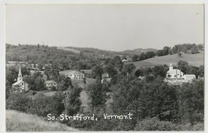 RPPC - So. Strafford VT KIRCHEN - Bild 1 von 2