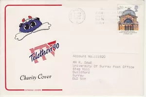 GB Stamps Souvenir Cover -ITV Telethon, disability charities appeal, Thames 1990 - Picture 1 of 1