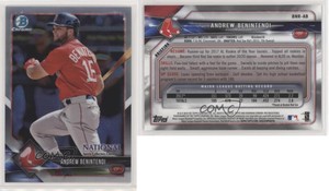2018 Bowman Chrome National Convention Prism Refractor Andrew Benintendi #BNR-AB