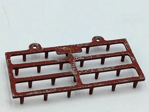 Slik Oliver Red Drag Harrow Tiller Vintage 1950s Farm Equipment Toy Metal (G8) - Picture 1 of 3
