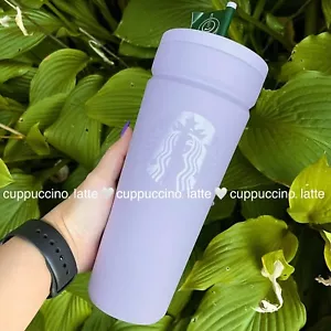NWT Starbucks Fall2024 Matte Lilac Siren Soft Touch Leak Proof SS Tumbler - Picture 1 of 7