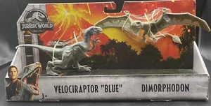 VELOCIRAPTOR BLUE and DIMORPHODON - Jurassic World Fallen Kingdom Dinosaurs - Picture 1 of 3
