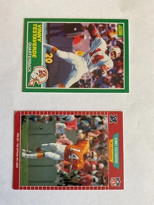 1989 Score - Vinny Testaverde #224 Buccaneers plus Pro Set - Image 1 of 2