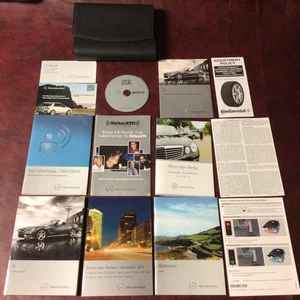 2013 MERCEDES BENZ SL 550 63 & 65 AMG OWNERS MANUAL BOOKS REF MAINT XM CASE ALL - Picture 1 of 8