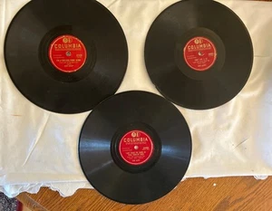 Lot of 3 Vintage Gene Autry 78RPM Records Columbia 37406-36880-20469 See Picture - Picture 1 of 13
