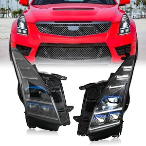Conjunto de luces delanteras secuenciales LED para Cadillac 2013-2019 ATS ATS-V - Imagen 1 de 17