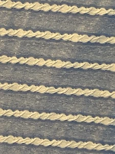 Blue and white striped knit fabric 4 yards x 62” wide - Picture 1 of 3