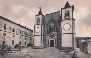 28-198 CARTOLINA S MARTINO CIMINO CATTEDRALE ANIMATA VITERBO - Imagen 1 de 2