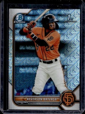 2022 Bowman Mega Box Aeverson Mojo Refractor #BCP-82 Giants - Image 1 of 2