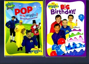 THE WIGGLES DVD LOT- POP GOES WIGGLES, NURSERY RHYMES & SONGS & BIG BIRTHDAY NEW - Picture 1 of 1