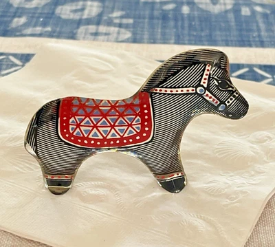 Escultura de estatua de caballo/poni de pie color Abraham Palatnik de colección nueva de stock Foto 1 de 4