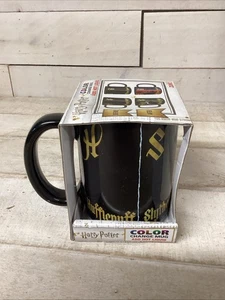 Harry Potter Hogwarts  Color Changing Mug Black NIB - Picture 1 of 6