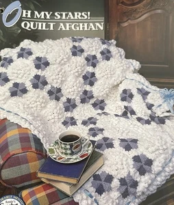 CROCHET Annie’s Afghan Quilt Club ~ “Oh My Stars Quilt” ~ PATTERN ~ - Picture 1 of 2