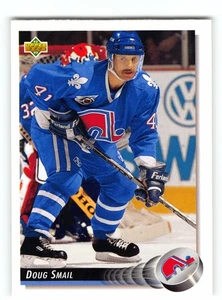 Tarjeta de hockey Doug Smail 1992 Quebec Nordiques - Imagen 1 de 2