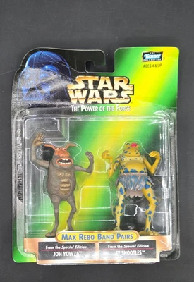 Star Wars Power of the Force Max Rebo Band Pares Joh Yowza y Sy Snootles Nuevo en Caja Foto 1 de 4