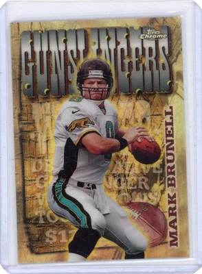 1998 Topps Chrome Mark Brunell Season's Best Refractors Jacksonville Jaguars - Image 1 of 2