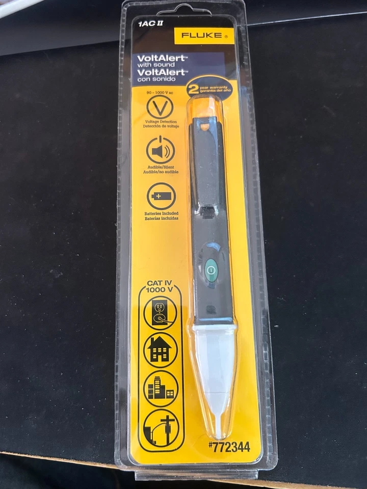 Probador de voltaje sin contacto Fluke 1AC II VoltAlert 90-1000V AC 772344 Foto 1 de 1