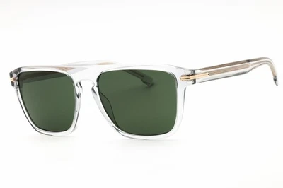 Gafas de sol HUGO BOSS 1599/S KB7 QT marco gris transparente lentes verdes 56 mm Foto 1 de 4