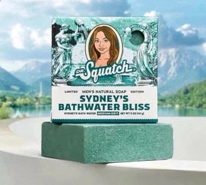 Dr. Squatch 🧼 Sydney Sweeney 🛁 Jabón Sydney's Bathwater Bliss 5000 Limited - Imagen 1 de 7