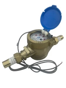 DAE MJ-75S 3/4″*3/4″ NTEP NSF61 Lead Free Water Meter, NPT Couplings - Picture 1 of 7