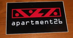 Apartment 26 Music for the Massive Sticker 2-Sided Original 2003 Promo 5x3 - Picture 1 of 2