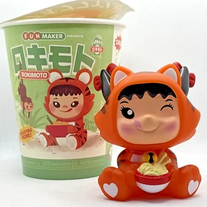 Funmaker Mike Becker Rokimoto Babboo Tiger with Ramen Chase 4" Slurprise Figure - Picture 1 of 7
