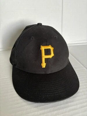 Pittsburg Pirates MLB Hat OC SPORTS adjustable YOUTH Strapback Black Yellow Logo - Image 1 of 4