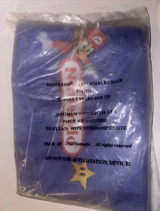 *VINTAGE* NINTENDO MARIO BROS AUFBLASBARER GAMING-STUHL.  NEU/VERSIEGELT IN KUNSTSTOFF - Bild 1 von 8