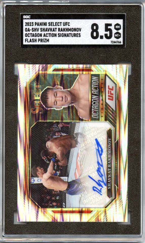 2023 Select Shavkat Rakhmonov Octagon Action AUTOS SGC 8.5  - Image 1 of 1