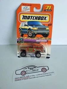 1999 Matchbox 1989 Chevy Blazer 4x4 Truck Action Tours #71 - Picture 1 of 8