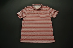 PGA Tour Issued Puma Golf Shirt Rocket Mortgage Grant Thornton Stripes XL 7723T - Picture 1 of 5