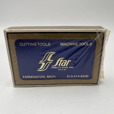 GEMACO Sealed Plastic Coated Bridge Playing Cards Starcut Sales Cutting Tools - Image 1 of 4