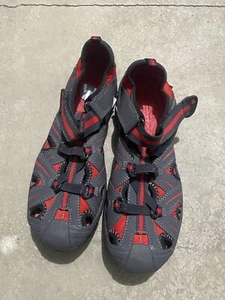 Merrell Hydro Outdoor Adjustable Drawstring Sandal Mens Size 7M 61556 RED GREY - Picture 1 of 8