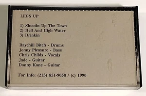 Legs Up 1990 Rare Demo Cassette Tape Original Heavy Metal Sledgehammer Ledge - Picture 1 of 6