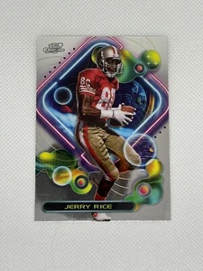 2024 Topps Chrome Composite Jerry Rice White Cosmic No. 296 Mint-Near Mint - Picture 1 of 2
