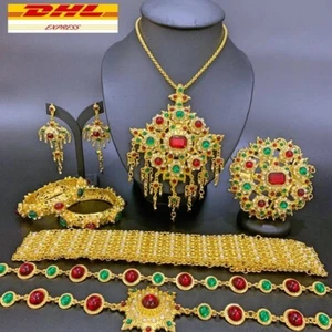 1 Set of Thai Special Tradition Jewelry Occasions Bridal Wedding Show Parade - Foto 1 di 8