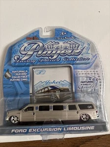 Maisto PLAYERZ Luxury Diecast Ford EXCURSION LIMOUSINE w/Joker Playing Card - Picture 1 of 2