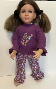 Vintage 2007 MY TWINN 23" Inch Poseable Doll Brown Hair Blue Eyes w/ Clothes - Picture 1 of 15