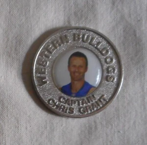 2004 ADVERTISER/SUNDAY MAIL CAPTAINS MEDALLION ONLY CHRIS GRANT WESTERN BULLDOGS - Picture 1 of 2