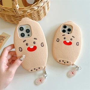 Linda funda protectora de silicona de dibujos animados a prueba de golpes 3D para iPhone 13 14 15 16 Pro Max  - Imagen 1 de 11