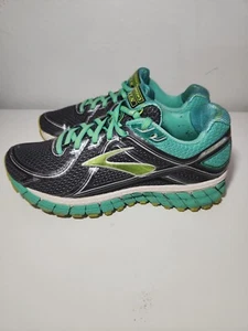 Brooks Womens Ghost S 1202251B151 Gray Blue Lime Running Shoes Size 8 EU 39 UK 6 - Picture 1 of 7