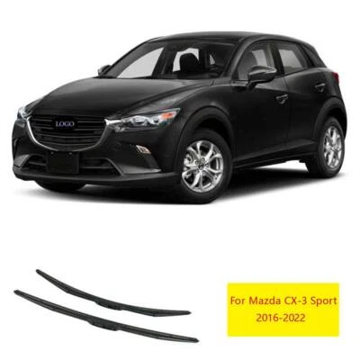 Fit For Mazda CX-3 Sport 2016-2022 New Set OEM Front Window Rain Snow Wiper 2pcs - Image 1 of 4