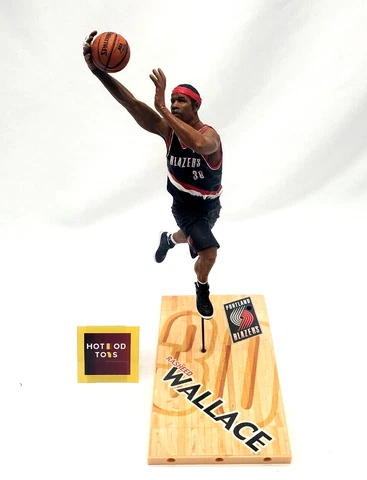 Rasheed Wallace Basketball Icon Portland Trailblazers NBA 2003 McFarlanes Debut Cover