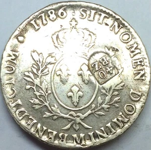 Switzerlands 40 Batz 1816-1819 28,5g on 1 Ecu 1786 France - Picture 1 of 8