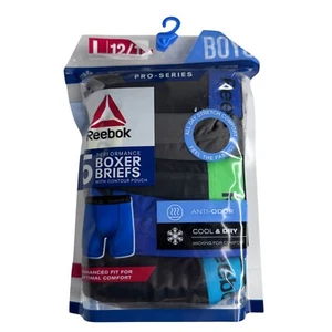 Reebok Boys Pro-Series 5 Performance Boxer Briefs Underwear Size L (12/14) NEW * - Picture 1 of 5