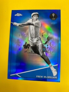 RS13376 2021 Topps Chrome Tennis Blue Refractors #84 Frew McMillan #54/99