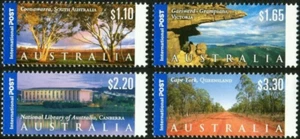 2002 Panoramas Of Australia II Set Of 4 Internationals Mint Never Hinged, Clean - Bild 1 von 1